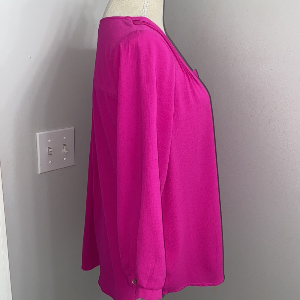 Papermoon Fuchsia Button Down Blouse - image 5
